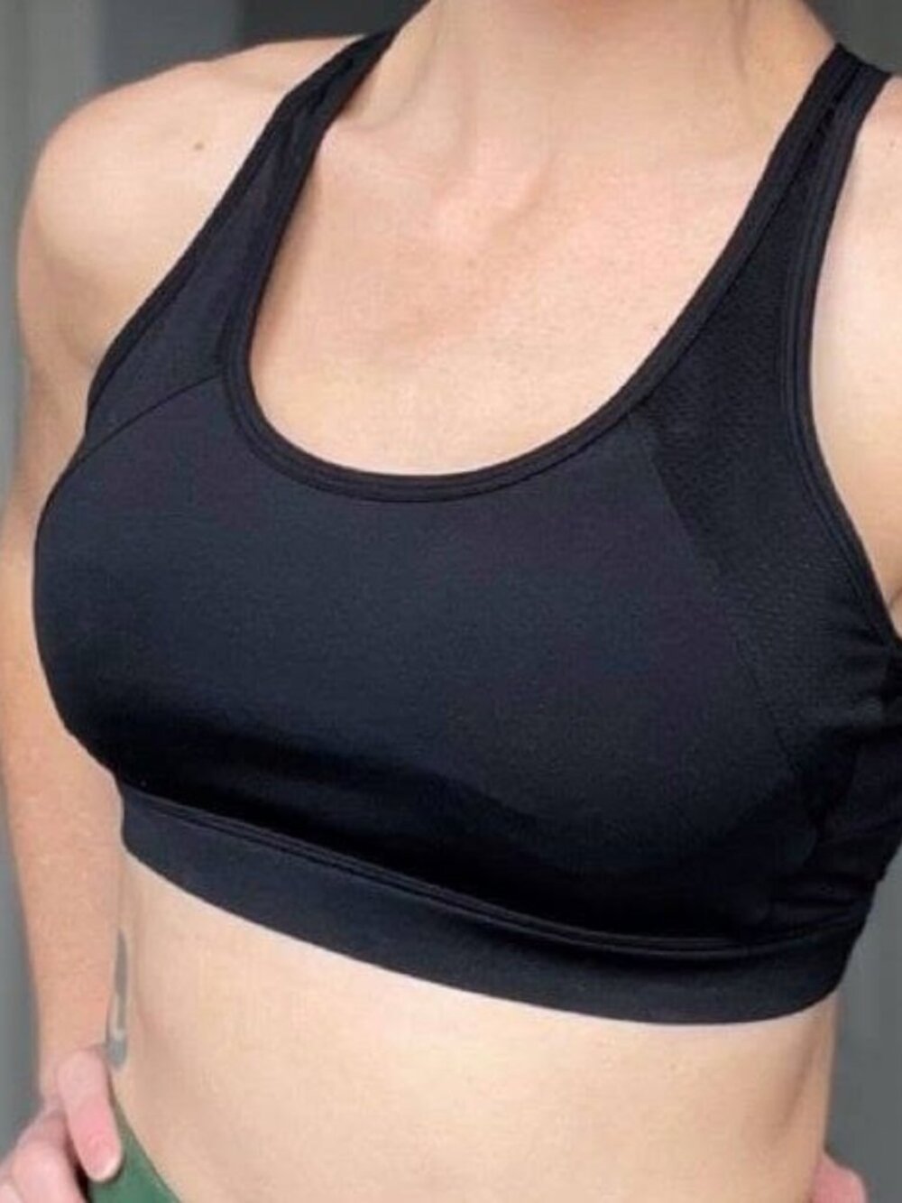 ZYIA Black Classic Mesh Bra RC